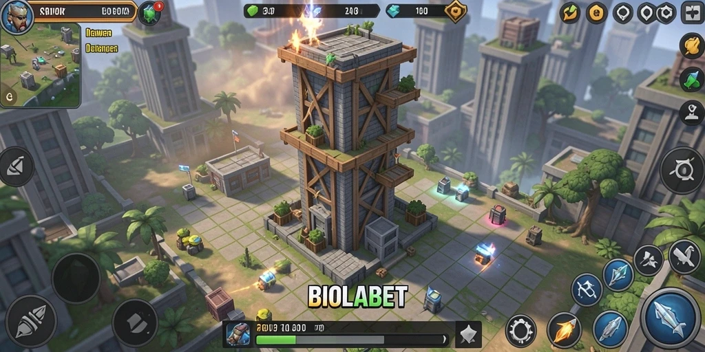 Menampilkan gameplay menegangkan dan strategi menara yang cerdas.