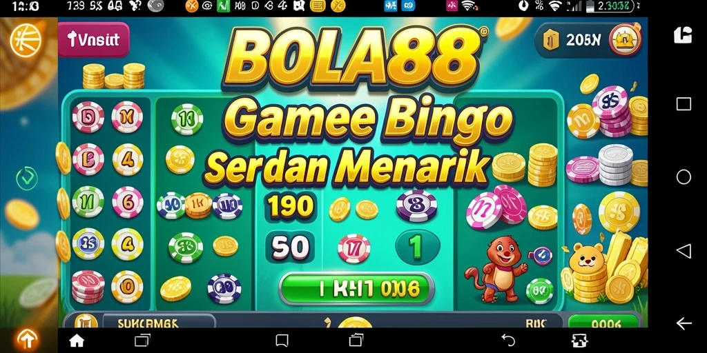 Tampilan gameplay BOLA88 yang seru di Bingo.