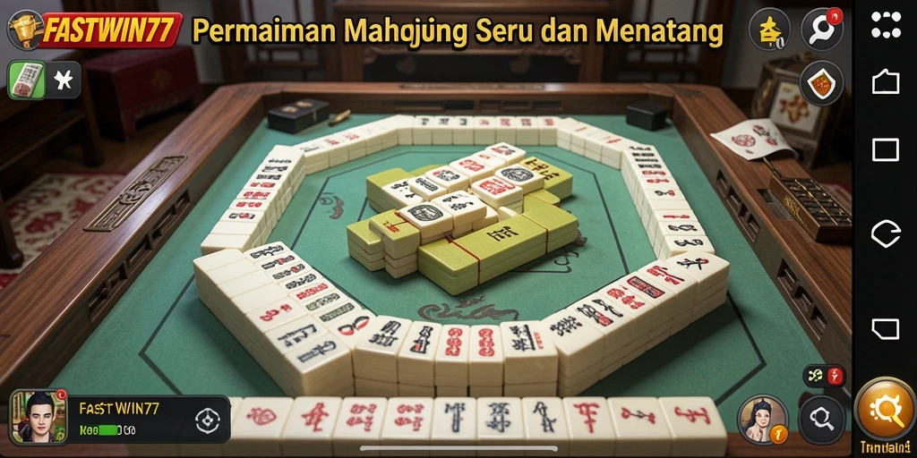 Tampilan menarik dari gameplay Mahjong di FASTWIN77.