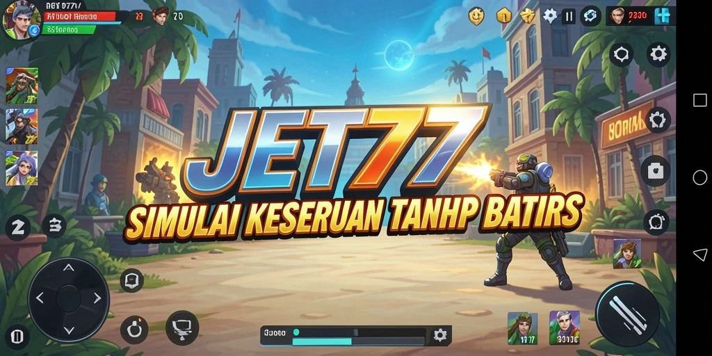 Tampilan gameplay <strong>JET77</strong> menunjukkan pengalaman simulasi yang mendalam.