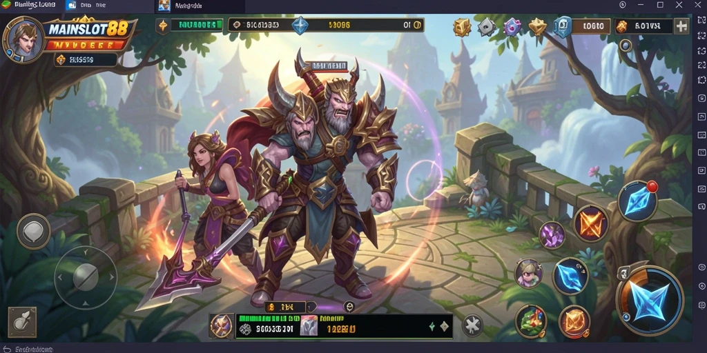 Tampilan gameplay menakjubkan dalam dunia MMORPG MAINSLOT88.