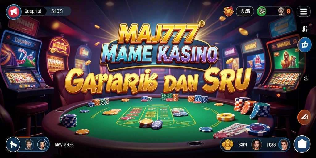 Screenshot gameplay Kasino MAJ777 dengan grafis menawan.