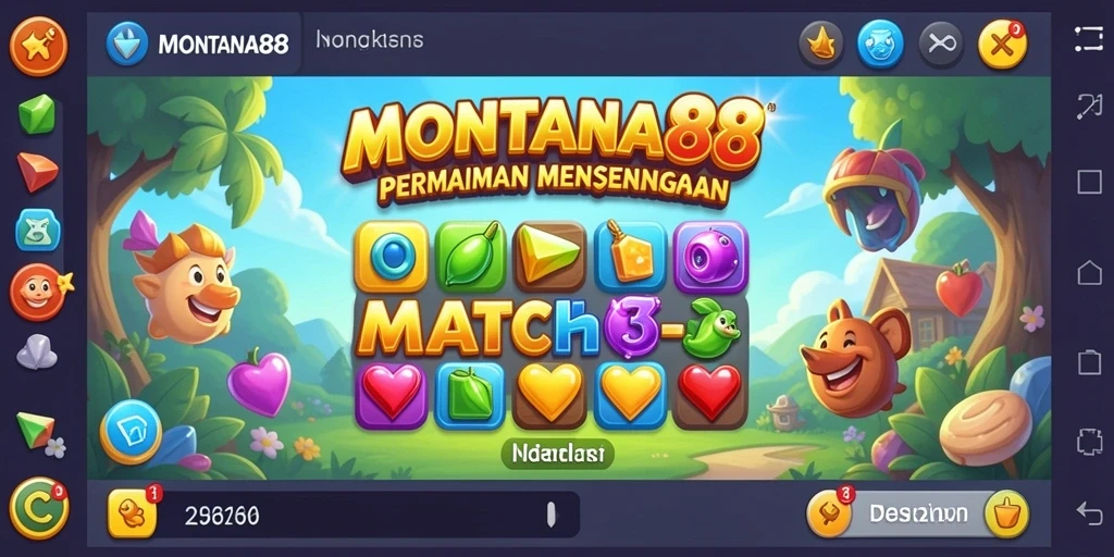 Screenshot utama dari gameplay seru MONTANA88.