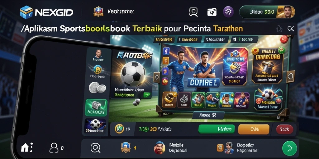 Tampilan gameplay menarik di aplikasi NEXGID untuk taruhan olahraga.