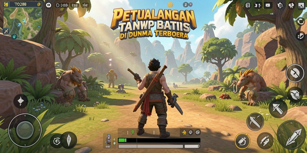 Gameplay TO288 menampilkan eksplorasi dunia terbuka yang menakjubkan.