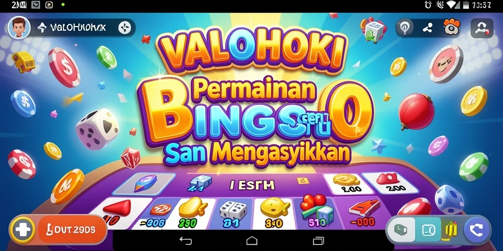 Tampilan gameplay VALOHOKI yang penuh warna dan menarik.